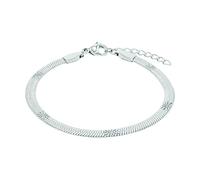 NOELANI Armband für Damen, Edelstahl, 16+3 cm, silber, Geschenkidee, kommt in Schmuck Geschenk Box, 2100013