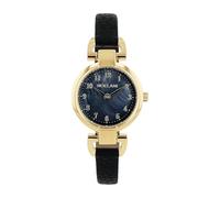 NOELANI Armbanduhr Damen Quarzuhr Analog, mit Kunstleder Armband, Gold, 3 bar Wasserdicht, Kommt in Uhren Geschenk Box, 2038600