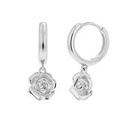 NOELANI Creolen 925 Sterling Silber Damen Ohrschmuck, 2,2 cm, Gold, Rose, Kommt in Schmuck Geschenk Box, 2039632