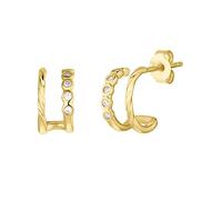 NOELANI - Creolen 925er Silber Ohrringe Damen