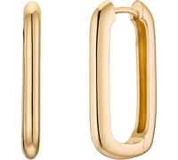 Creolen für Damen, Sterling Silber 925 vergoldet Noelani Gold 001 (Artikelnummer: 5A337/30X001)