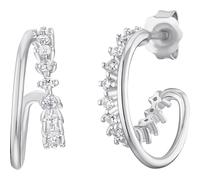 NOELANI Creolen für Damen, Sterling Silber 925, Zirkonia