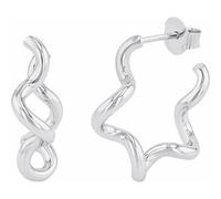 NOELANI - Creolen für Damen, 925 Sterling Silber Ohrringe