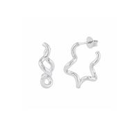 NOELANI - Creolen für Damen, 925 Sterling Silber Ohrringe