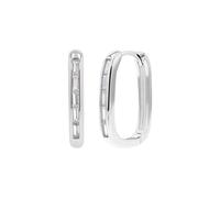 NOELANI Creolen Damen silber, ONE SIZE