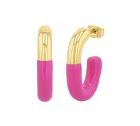 NOELANI Creolen Edelstahl Damen Ohrschmuck, 2,5 cm, Gold, Kommt in Schmuck Geschenk Box, 2036347