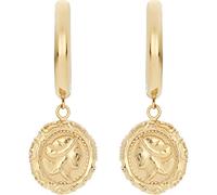 Noelani Creolen aus Edelstahl gold