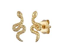NOELANI Creolen, Ohrstecker 925 Sterling Silber, Edelstahl Damen Ohrschmuck, mit Süßwasserzuchtperle, Zirkonia, Silber, Gold, Kommt in Schmuck Geschenk Box