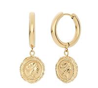 Noelani Creolen aus Edelstahl gold