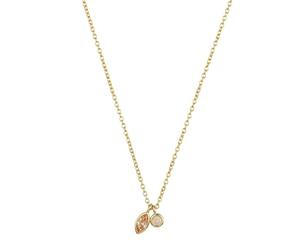 NOELANI - Damen Halskette 925 Silber - Vergoldet/Golden - mit Preciosa - NOE-N0019