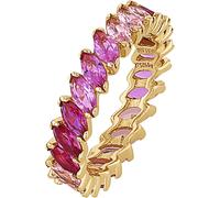 NOELANI Ring 925 Sterling Silber Damen Ringe, mit Zirkonia synth., Gold, Kommt in Schmuck Geschenk Box, 2037027