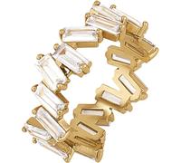 NOELANI Ring 925 Sterling Silber Damen Ringe, mit Zirkonia synth., Gold, Kommt in Schmuck Geschenk Box, 2034789