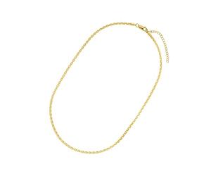NOELANI Halskette 925 Sterling Silber Damen Halsschmuck, 40+5 cm, Gold, Kommt in Schmuck Geschenk Box, 2036055