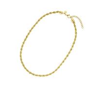 Kette ohne Anhänger NOELANI "2036086" Halsketten Gr. Edelstahl, Länge: 45 cm, gelb (gelbgoldfarben) Damen Ketten ohne Anhänger Edelstahl (89813458-0)