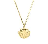 NOELANI Halskette Edelstahl Damen Halsschmuck, 40+5 cm, Gold, Muschel, Kommt in Schmuck Geschenk Box, 2036085