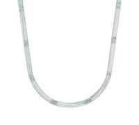 NOELANI Halskette für Damen, Edelstahl, 40+5 cm, silber, Geschenkidee, kommt in Schmuck Geschenk Box, 2100034