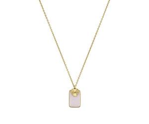 NOELANI Kette mit Anhänger 925 Sterling Silber Damen Halsschmuck, 40+5 cm, Gold, Herz, Kommt in Schmuck Geschenk Box, 2036993