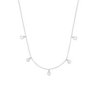 Noelani Kette mit Anhänger »2031975, 2031976«, mit Zirkonia, silberfarben-weiß