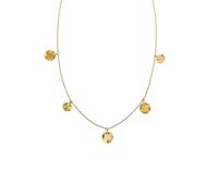 Kette mit Anhänger für Damen, Stainless Steel IP Gold, Rundankerkette 40+5 cm "Coin" von NOELANI Noelani Gold (Artikelnummer: 5L330/20X001)