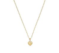 NOELANI Kette mit Anhänger Edelstahl Damen Halsschmuck, 45+5 cm, Gold, Herz, Kommt in Schmuck Geschenk Box, 2039661