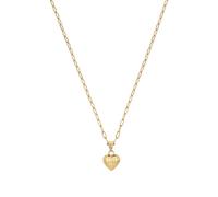 NOELANI Kette mit Anhänger Edelstahl Damen Halsschmuck, 45+5 cm, Gold, Herz, Kommt in Schmuck Geschenk Box, 2039661