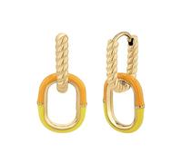 NOELANI Ohrhänger Damen, Orange, onesize, 11 mm, Edelstahl, IP Gold 2037932