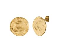 Ohrstecker für Damen, Stainless Steel IP Gold, mittegroß 20mm "Coin" von NOELANI Noelani Gold (Artikelnummer: 5L331/30X001)