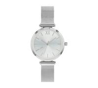 NOELANI Armbanduhr Damen Quarzuhr analog, mit Edelstahl Armband, Silber, 5 bar wasserfest, Kommt in Uhren Geschenk Box, 2034709