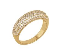 NOELANI Ring 925 Sterling Silber Damen Ringe, mit Zirkonia synth., Gold, Kommt in Schmuck Geschenk Box, 2030076