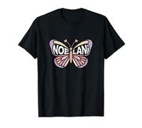 Noelani Schmetterling - Personalisierte süße Namens-Wortkunst T-Shirt
