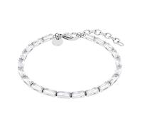 NOELANI Armband Edelstahl Damen Armschmuck, mit Zirkonia synth., 16+3 cm, Weiß, Kommt in Schmuck Geschenk Box, 2039652