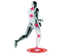 Noene Einlegesohle Ergopro Dämpfung 2mm Gelenkschutz Polyester Größe 43 Schwarz/Blau/Gelb