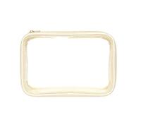 NOENNULL Kulturbeutel, Kosmetiktasche, transparent, tragbar, transparent, für Reisen, für Damen, Make-up, aus PU-Leder, präsentiert, Groß, Lässig