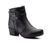 NOESLOMISMO BY DILEMA Stiefeletten Damen elegant aus Leder Flache oder Absatz-Modelle, gefüttert oder ungefüttert Chelsea, Vintage oder mit Nieten Herbstschuhe im italienischen Stil, Weite H