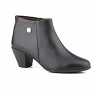 NOESLOMISMO BY DILEMA Stiefeletten Damen elegant aus Leder Flache oder Absatz-Modelle, gefüttert oder ungefüttert Chelsea, Vintage oder mit Nieten Herbstschuhe im italienischen Stil, Weite H