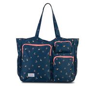 Noey & Lou Fabrizio Strandtasche Saunatasche Shopper Freizeittasche - XXL extragross Blau (N8, M2)