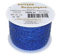 NOGA EFFEKTGARN GmbH - Metallisiertes Beilaufgarn auf 1000 Meter Spulen - Blau