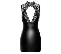 Noir Handmade Kleid Orgia Damen Spitze Schwarz M
