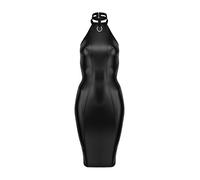 Noir Handmade Damen Bleistiftkleid aus Powerwetlook L