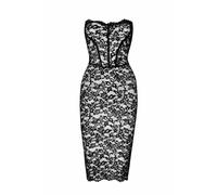 Noir Handmade halblanges Kleid in schwarz - Größe 2XL