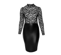 Noir Handmade halblanges Kleid in schwarz - Größe 6XL