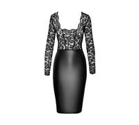 Noir Handmade halblanges Kleid in schwarz - Größe M