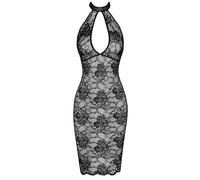 Noir Handmade halblanges Kleid in schwarz - Größe XL