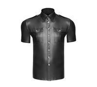 Noir Handmade Men Herren-Shirt in schwarz - Größe M