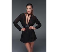 Noir Handmade Minikleid in schwarz - Größe L