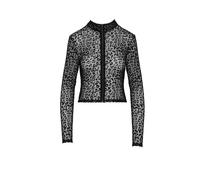 Noir Handmade Top in schwarz - Größe L