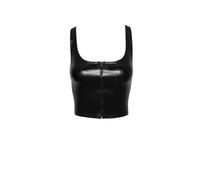 Noir Handmade Top in schwarz - Größe M