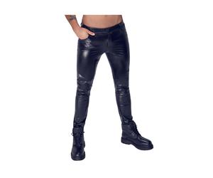 Noir - Herrenhose Snakeskin-Optik L