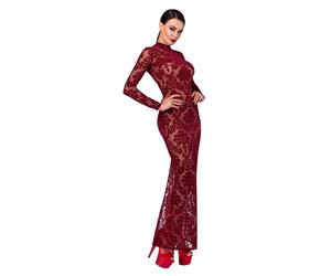 Noir Kink Royal Transparentes Maxikleid XL