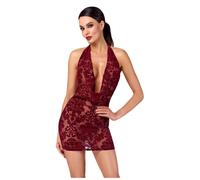 Noir Kink Royal Transparentes Minikleid XL